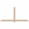 Ekena Millwork Eugene Smooth Timber Gable Bracket, Douglas Fir, 108"W x 54"H x 5 1/2"D x 5 1/2"F, 12/12 Pitch GBW108X54X0606EUG00SDF - alternate 1